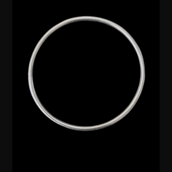 925 Sterling Silver 8" 3mm Bangle Bracelet Minimalist - Picture 2 of 6